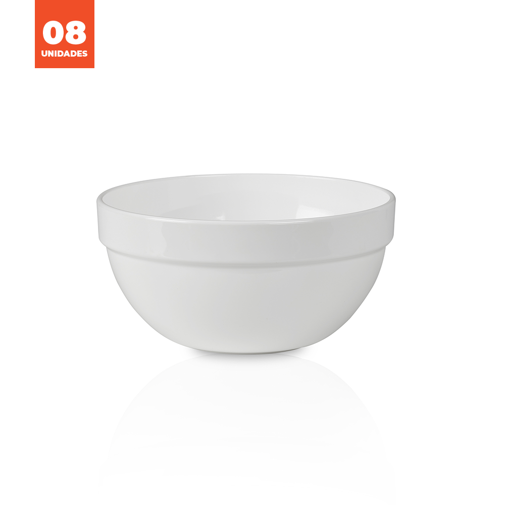 Kit Bowl Liffe Branca 42cl