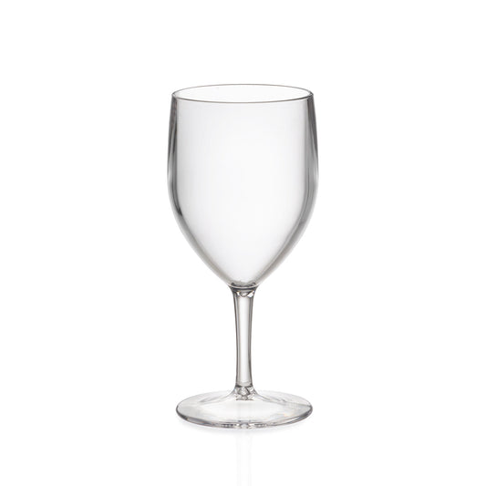 Copo Vinho Liffe Transparente 27 cl no fundo branco