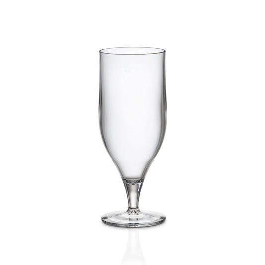 Copo Tulipa Liffe Transparente 33 cl no fundo branco