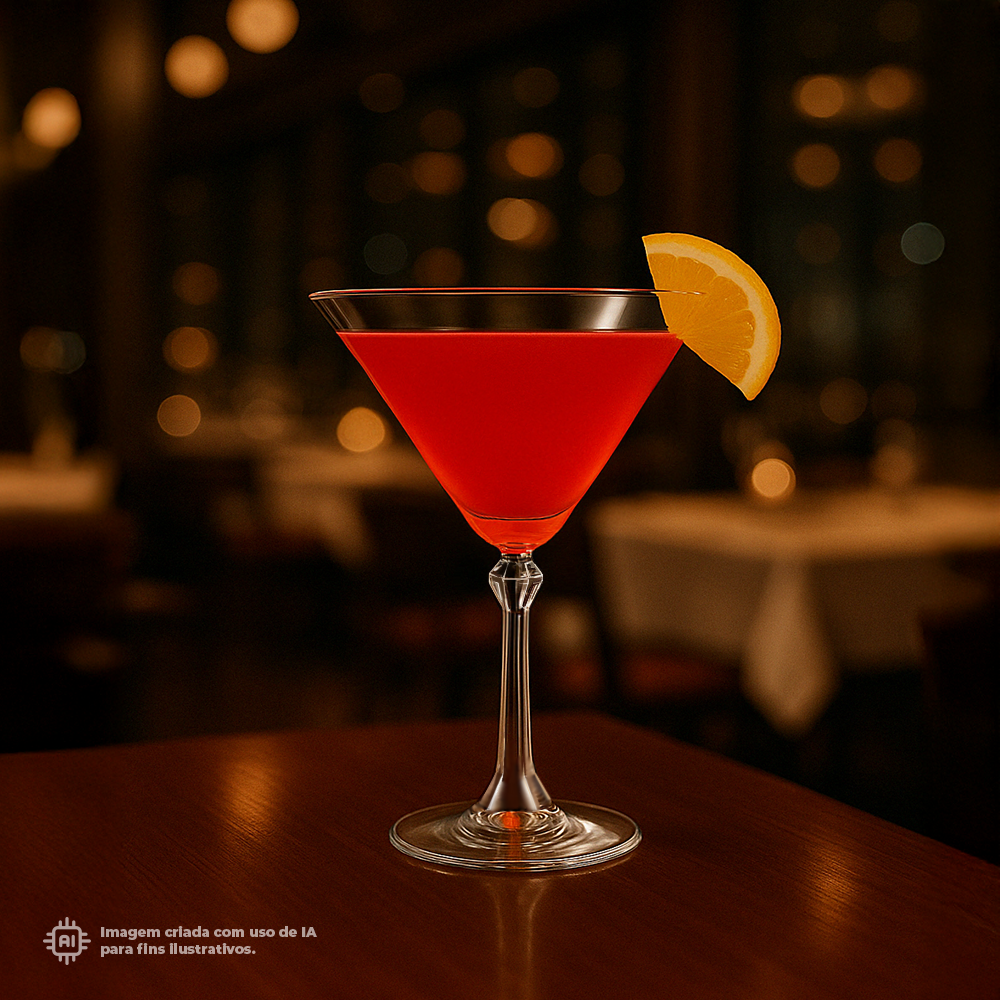 Copo Daiquiri Liffe Transparente 20 cl com um toque de limão em um ambiente sofisticado