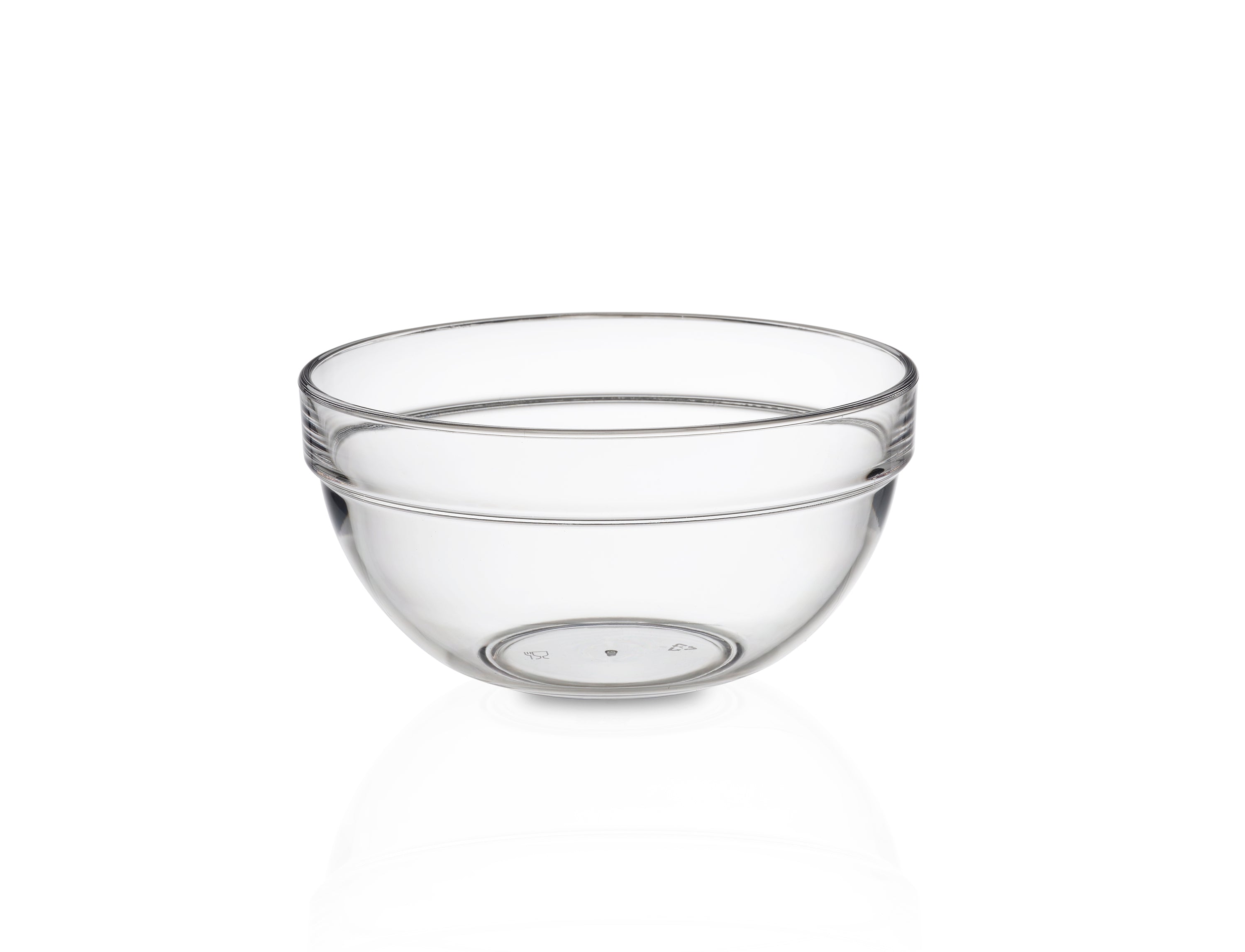 Imagem de uma tigela Bowl Liffe Transparente 42 cl, adequada para servir alimentos ou usar na cozinha.