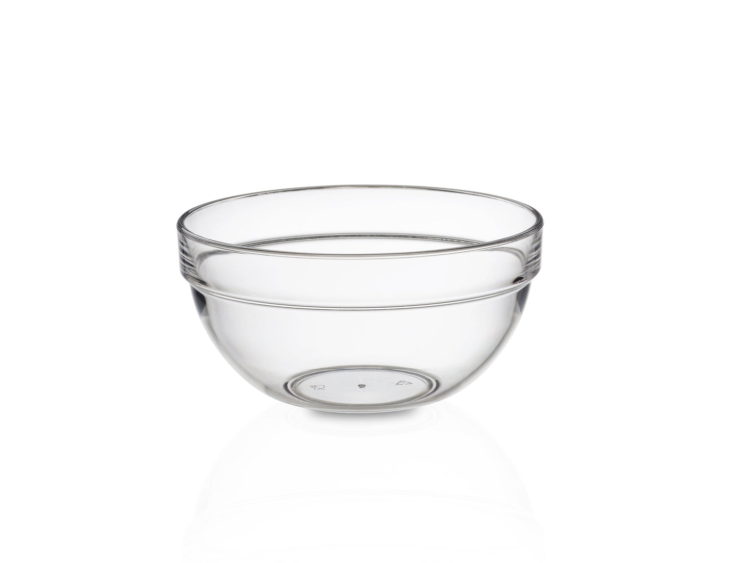 Imagem de uma tigela Bowl Liffe Transparente 42 cl, adequada para servir alimentos ou usar na cozinha.