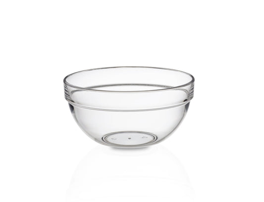 Imagem de uma tigela Bowl Liffe Transparente 42 cl, adequada para servir alimentos ou usar na cozinha.