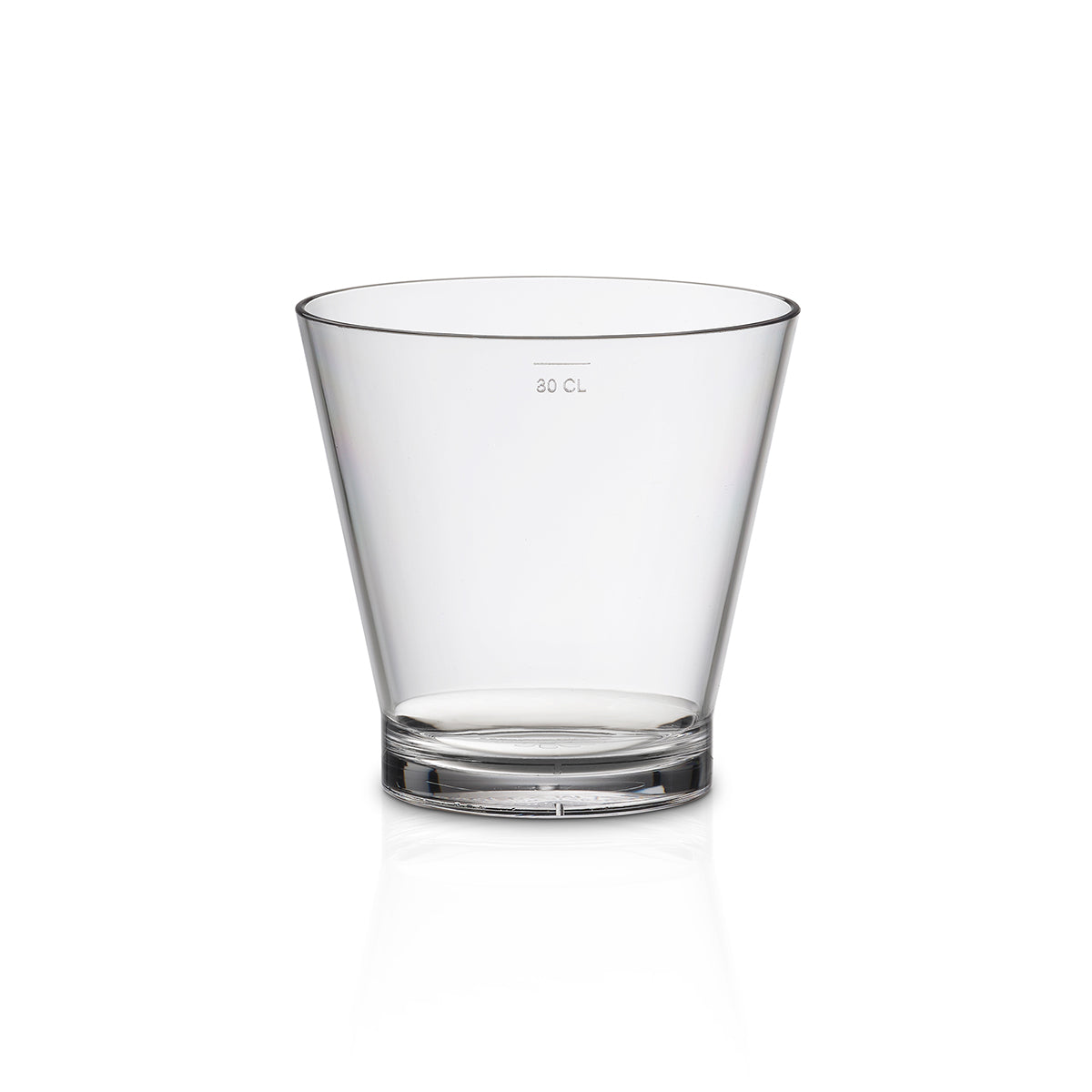 Copo Caipirinha Liffe Transparente 33 cl no fundo branco