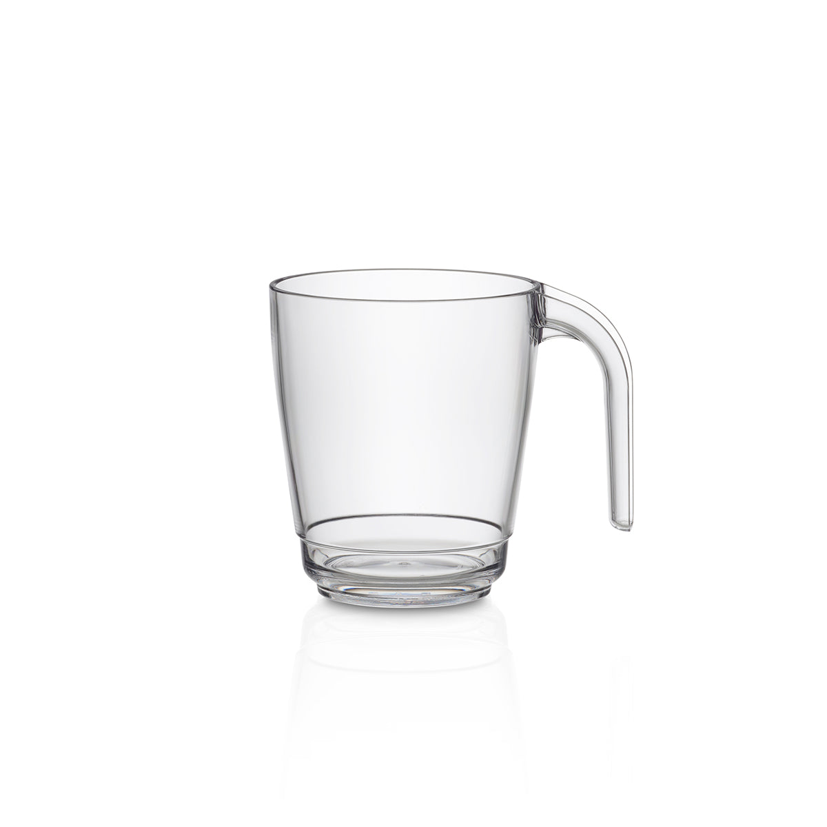 Caneca Liffe Transparente 30 cl no fundo branco