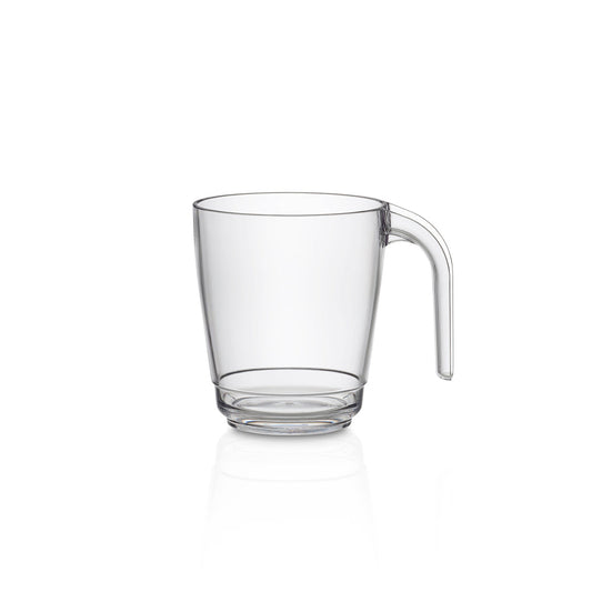 Caneca Liffe Transparente 30 cl no fundo branco