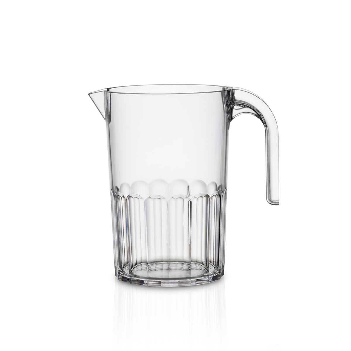 Jarro Liffe Transparente 75 cl no fundo branco