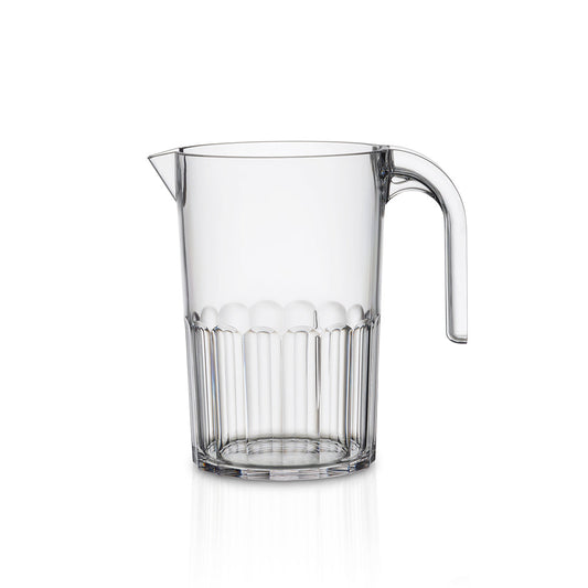 Jarro Liffe Transparente 75 cl no fundo branco