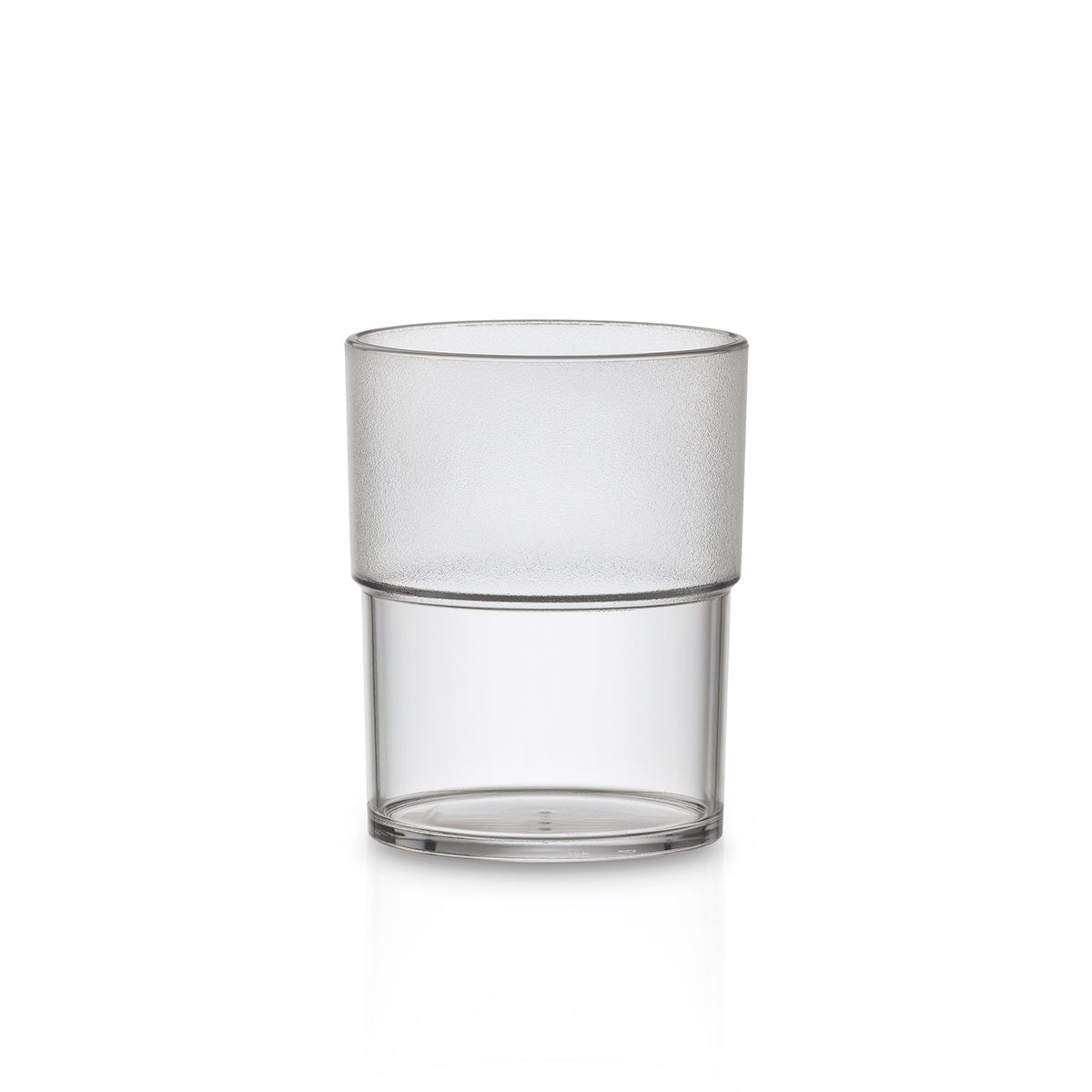 Copo ECO Liffe Transparente 18 cl no fundo branco