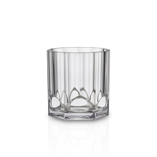 Copo Whisky Liffe Transparente 35 cl no fundo branco