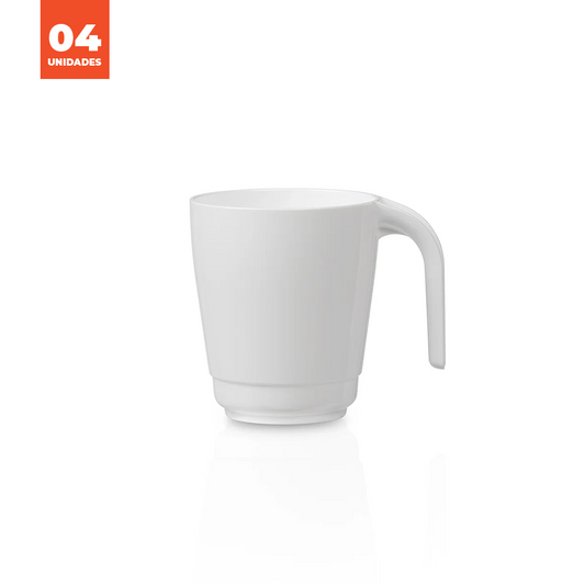 Kit Caneca Liffe Branca 30cl