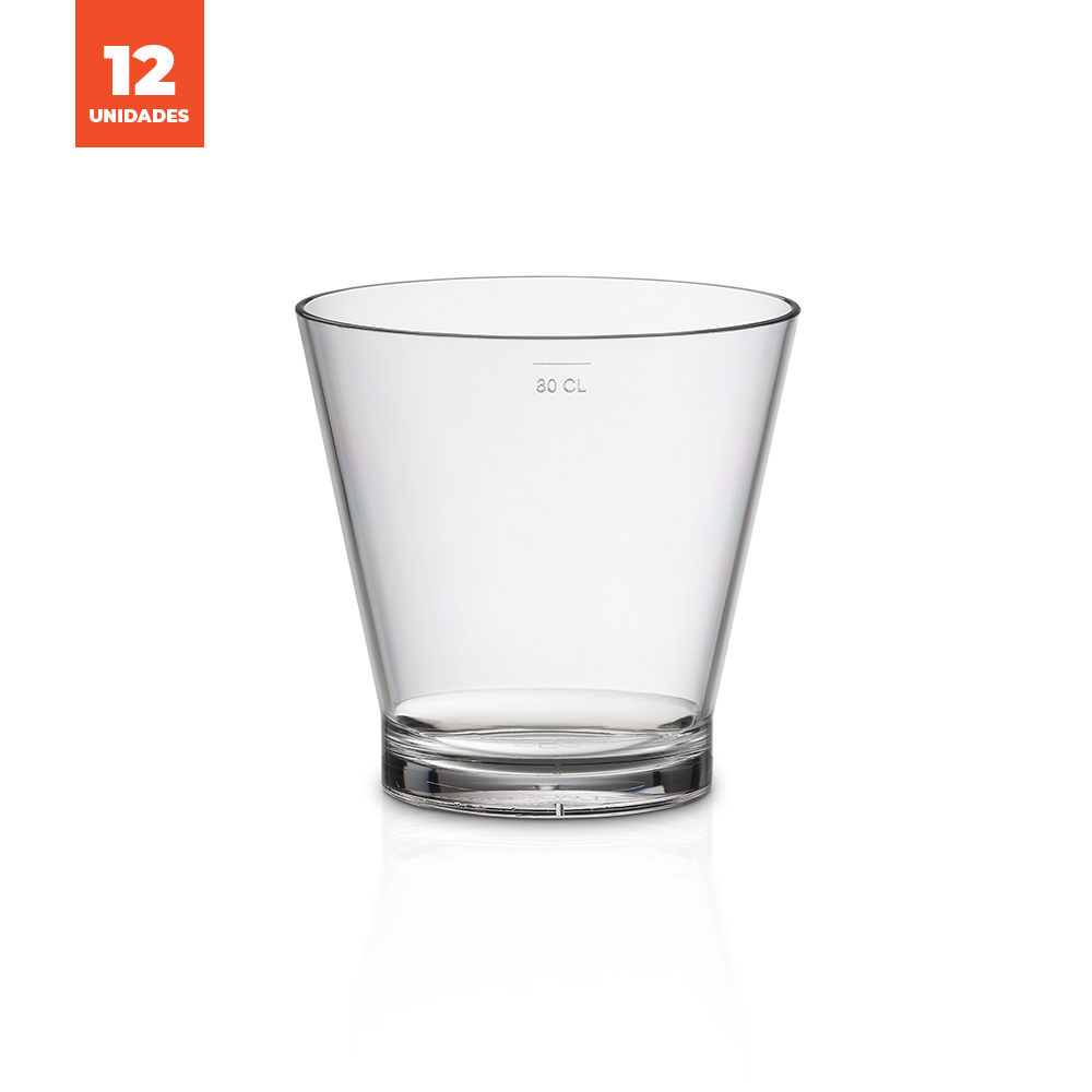 KIt Copo Caipirinha Liffe Transparente 33cl